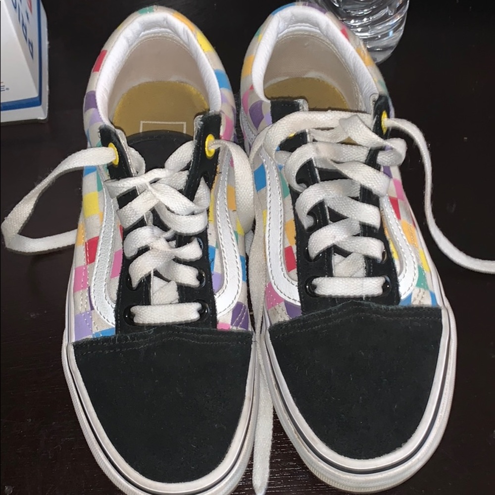 Rainbow old skool vans